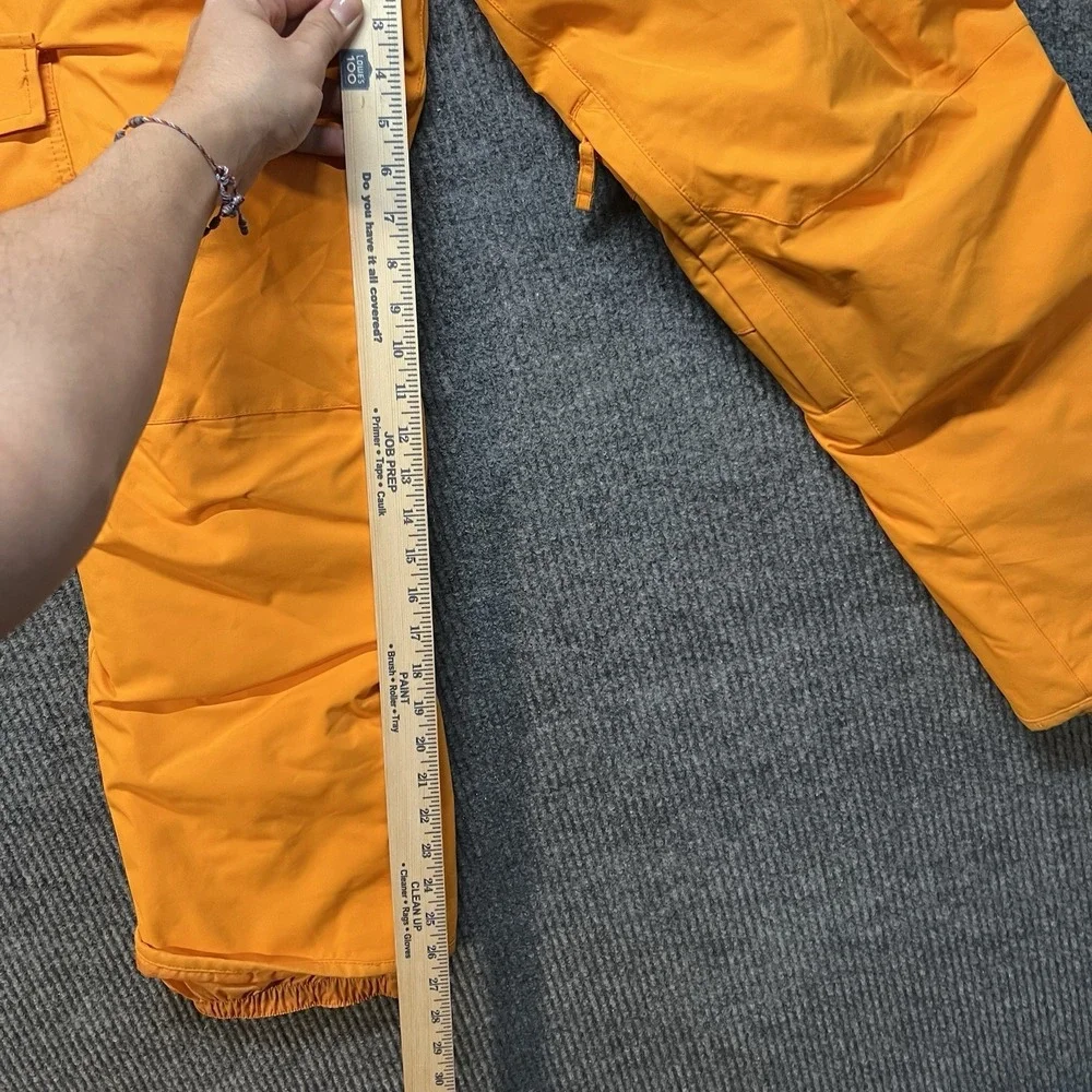 Quicksilver Porter Snow‎ Pants Youth Size L-14 Orange Dryflight 10k Waterproof